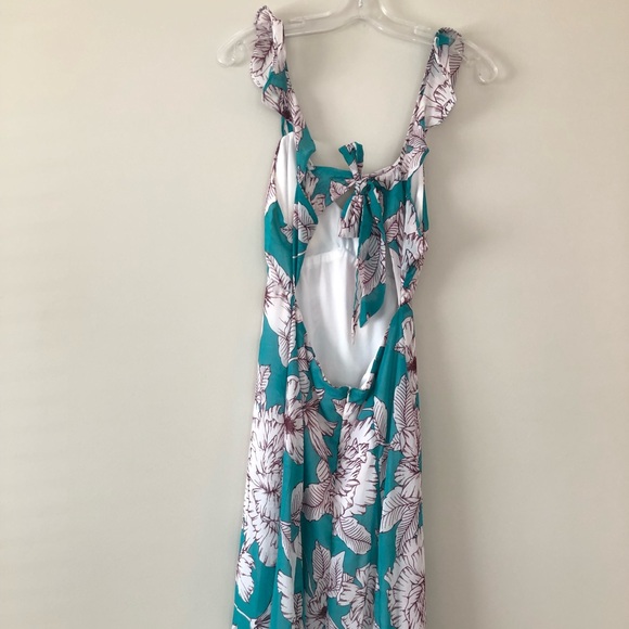Tropical Print Maxi Dress - Picture 8 of 9
